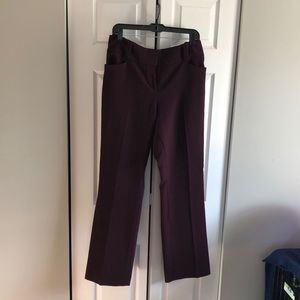 The Limited Burgundy Work Pants